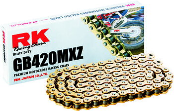 RK GB420 MXZ guld 132 Länkar