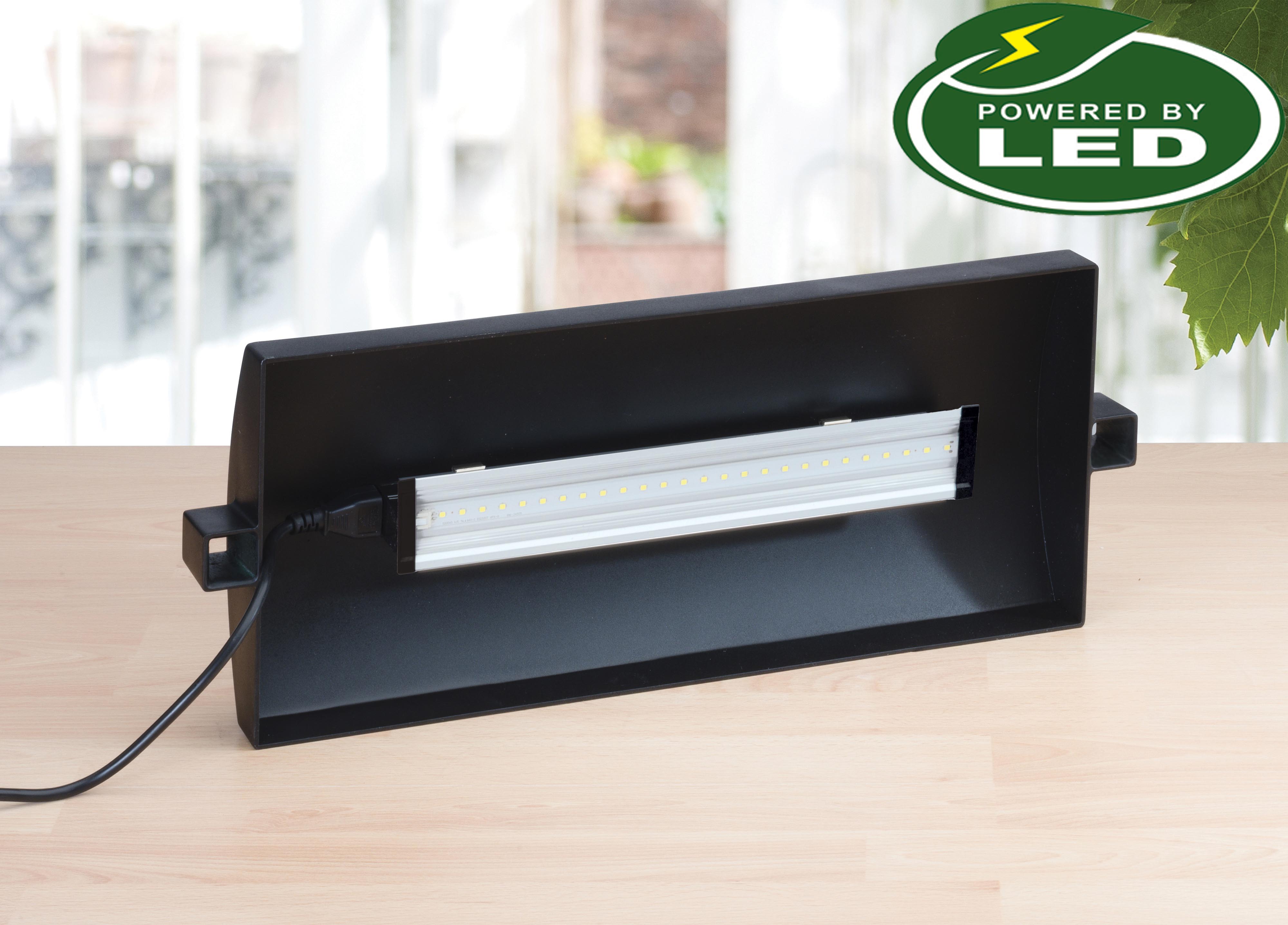 Micro Odlingsstation LED 8W  med underbevattning svart - 2