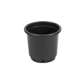 Svart plastkruka 18 liter 4-pack