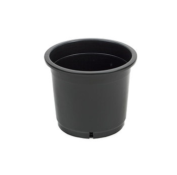 Svart plastkruka 26 liter 4-pack