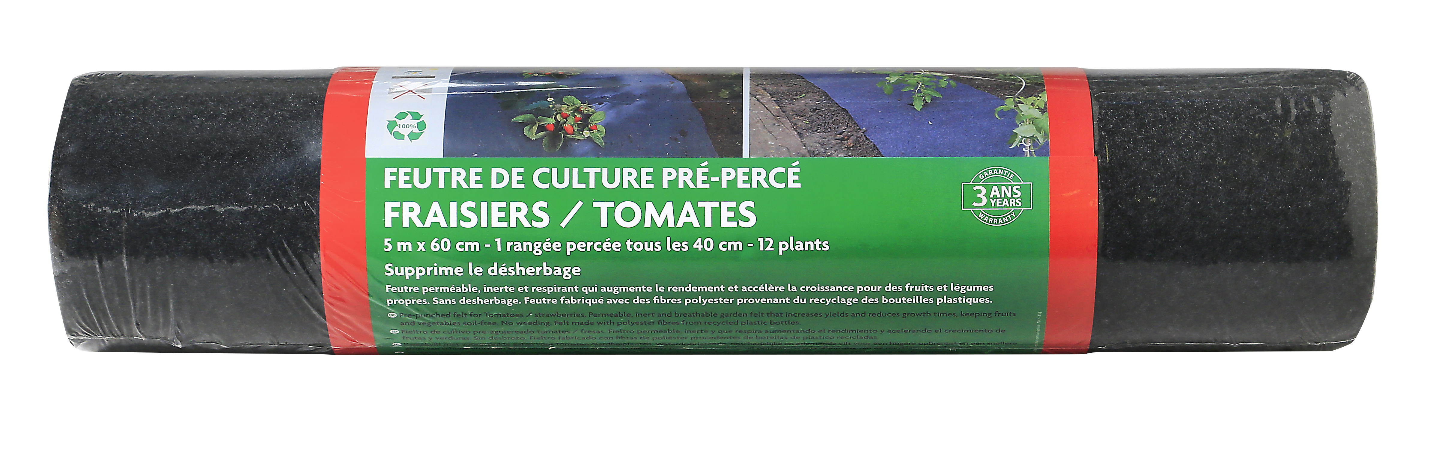 Pre-Punched Felts Jardi d´Jo Tomater/Jordgubbar - 4