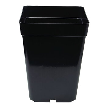 Fyrkantig plastkruka 3 liter Premium