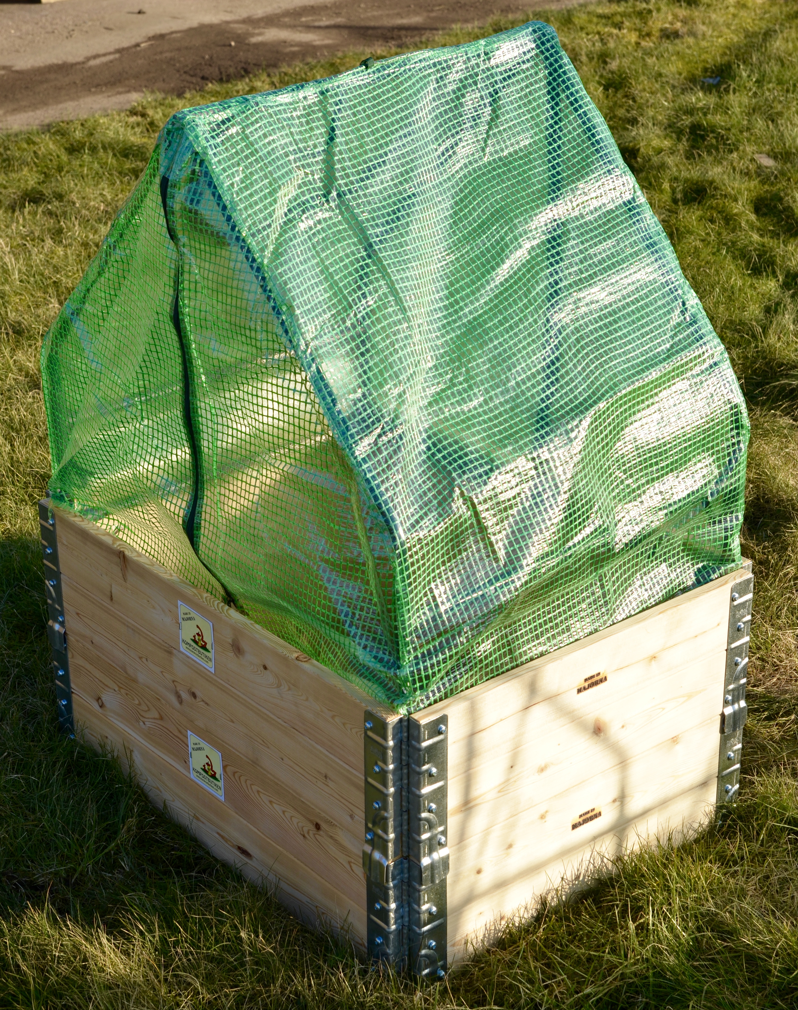 Pallkrageväxthus för halvpallskrage   - 2