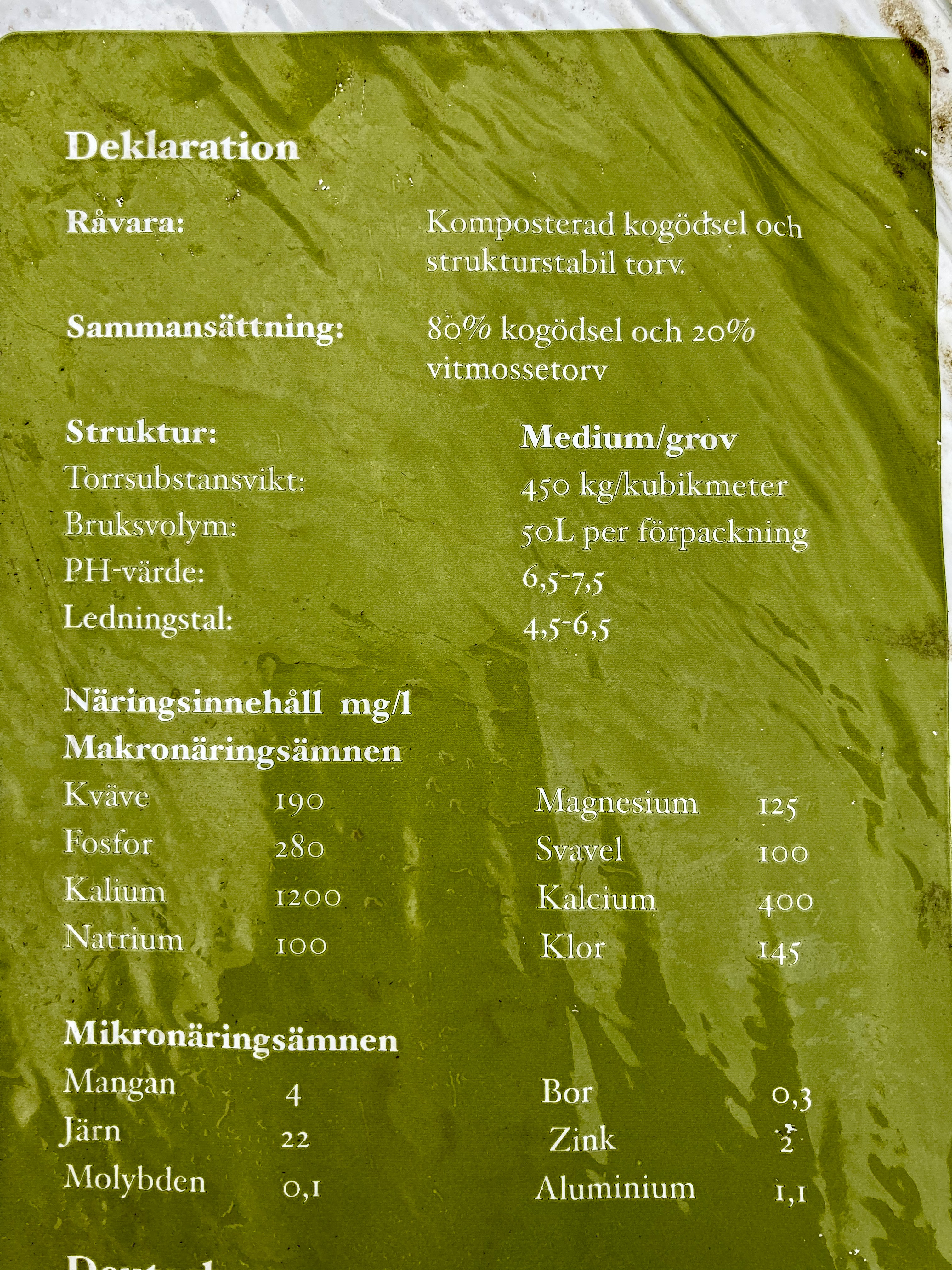 80% Kogödsel 50 liter - 2