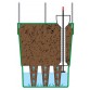 Själbevattnat odlingskruka "Grow Pot Tower" - 7