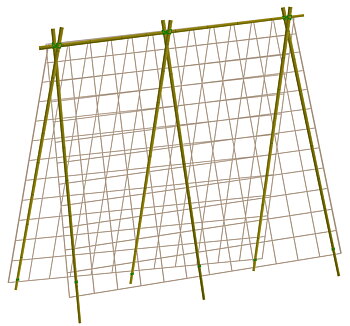 Ärt & Bön nät 1,8x1,8 meter