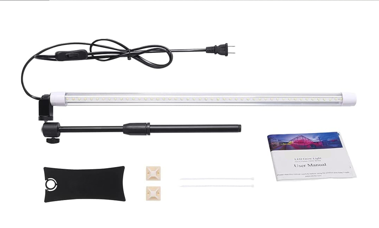 GrowFast LED-växtbelysning med ställning 12W  - 3