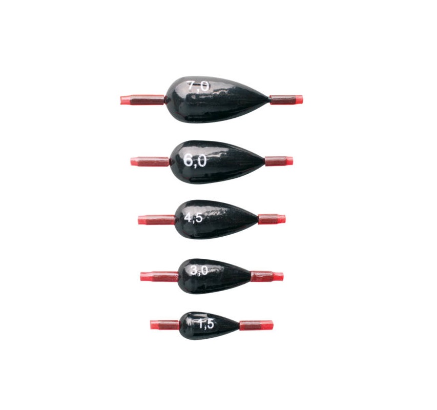 Cralusso Olive Weights w. Silicon 5-pack
