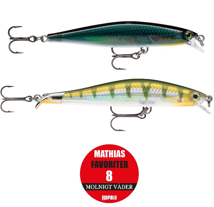 Rapala "Mathias Holgerssons Favoriter 8" - Molnigt Väder / 2-pack