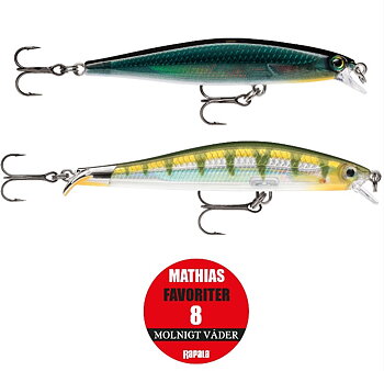 Rapala "Mathias Holgerssons Favoriter 8" - Molnigt Väder / 2-pack