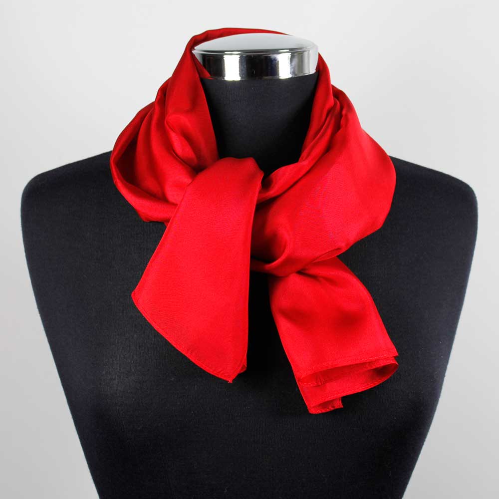Nougatbrun Sidenscarf Isa - 4