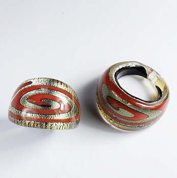Maffig Rost Slinga Glasring