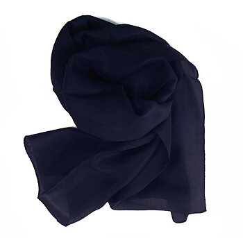 Svart Sidenscarf Isa