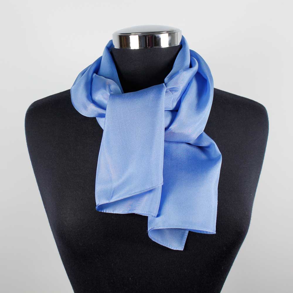 Vinröd Sidenscarf Isa - 4