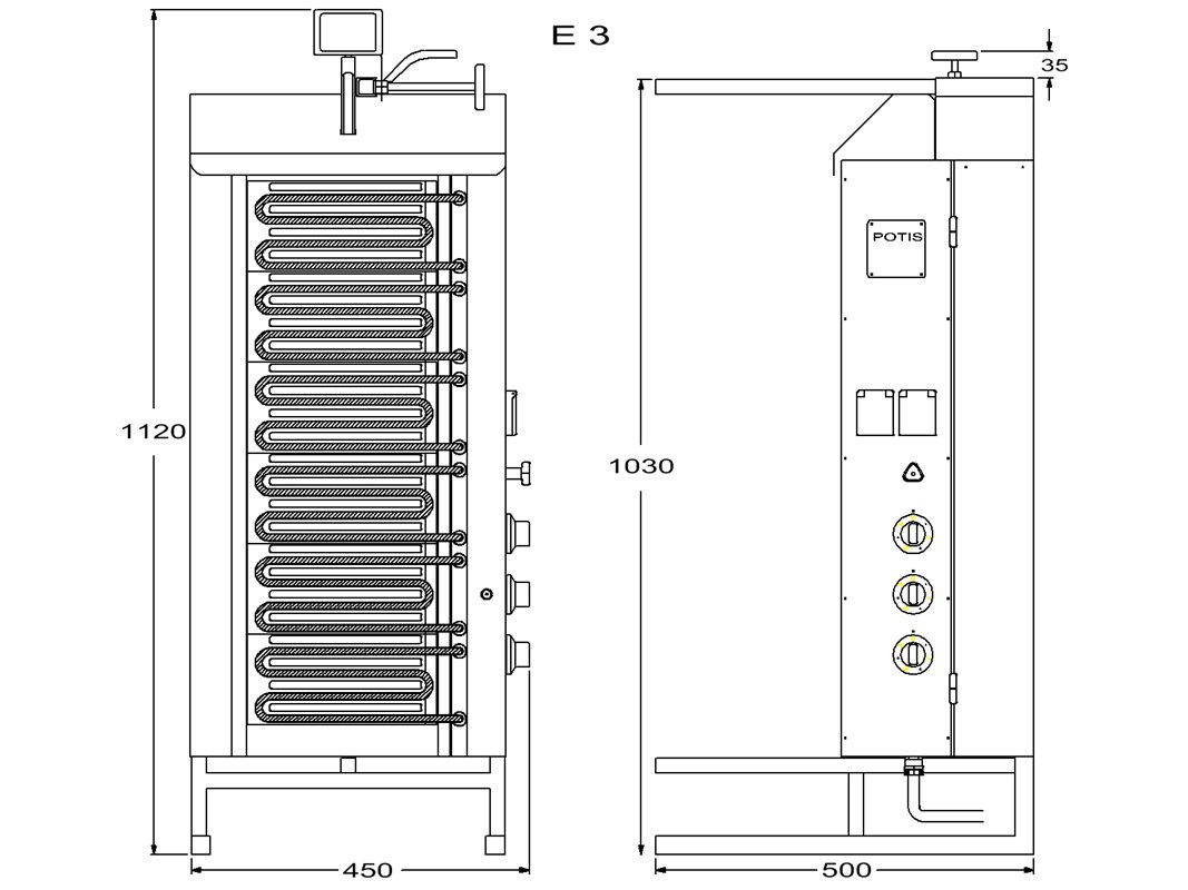 Kebabgrill, E3-S, POTIS - 2