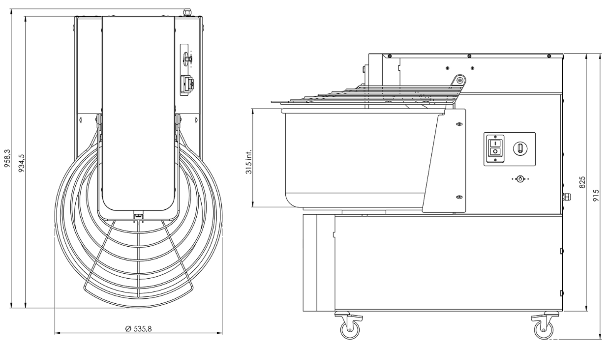 Degblandare 60 Liter, MASTRO - 2