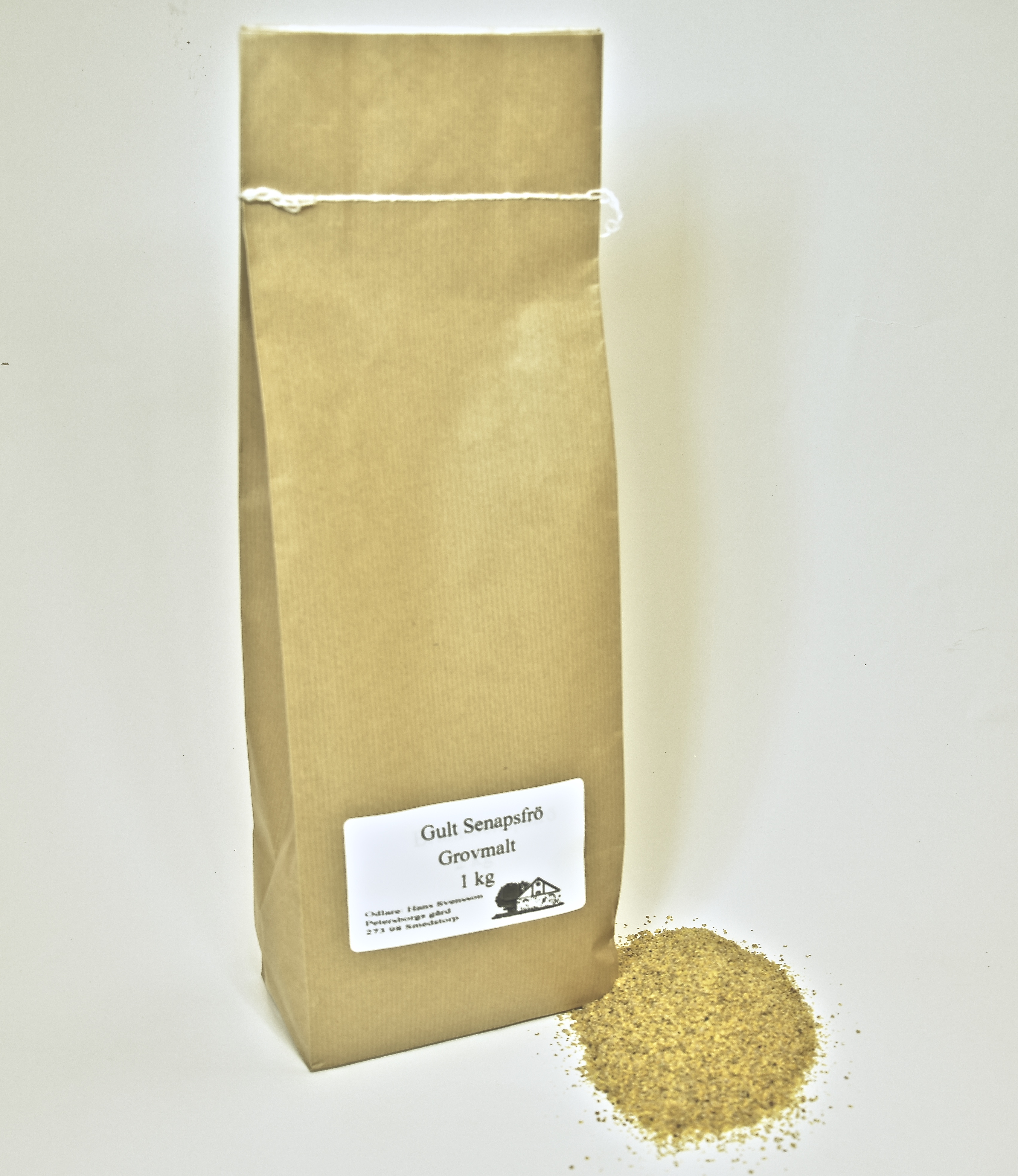 Gult senapsfrö grovmalt 1 kg