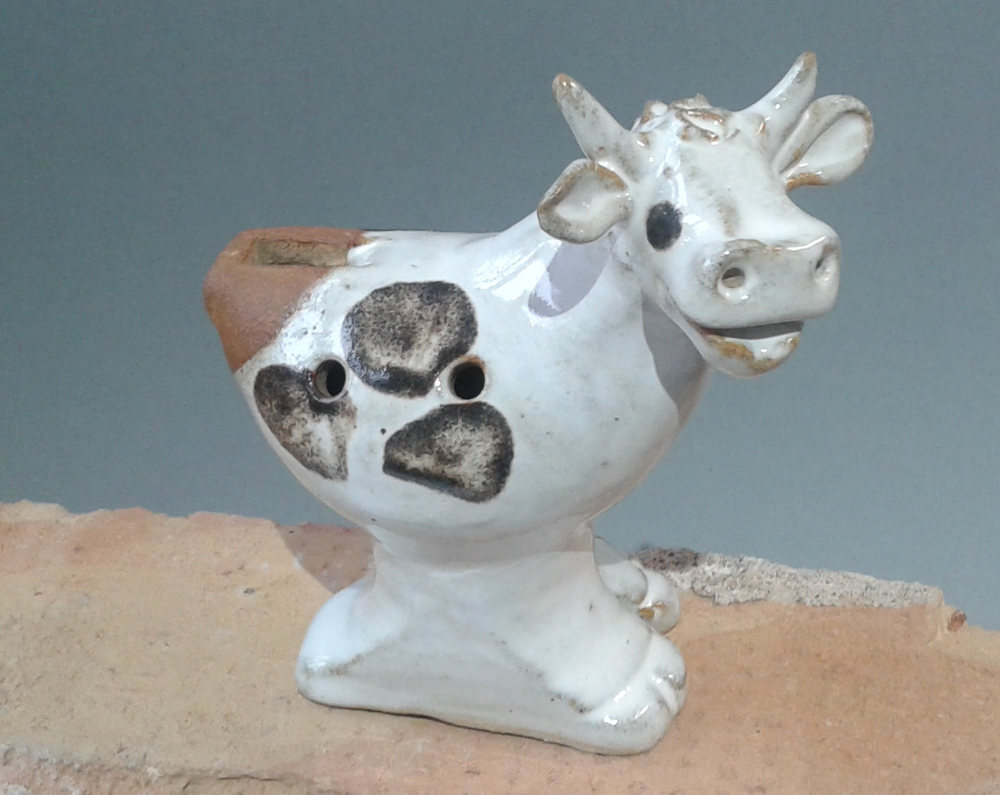 Clay whistle cow - 2