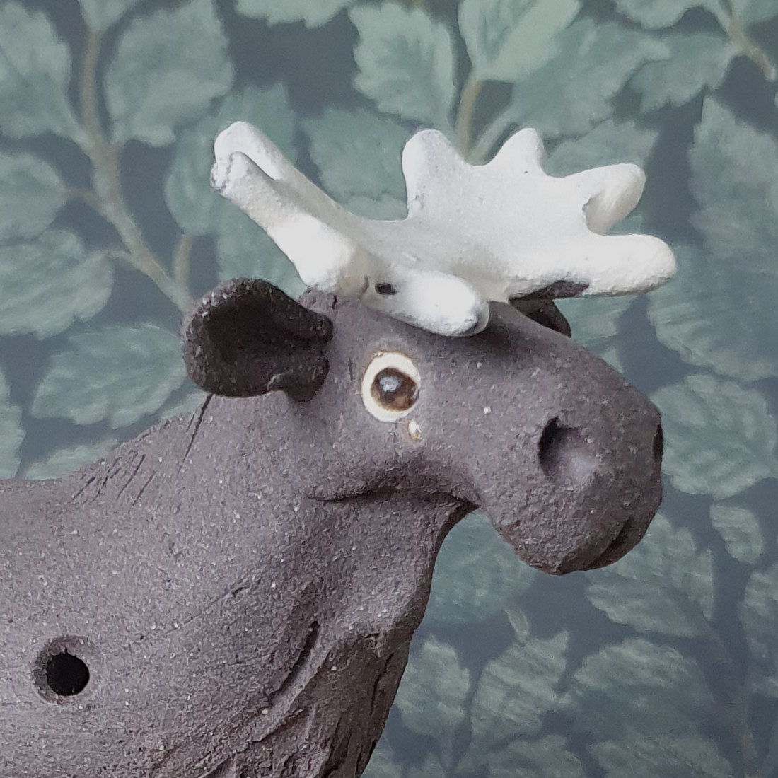 Clay whistle moose - 4