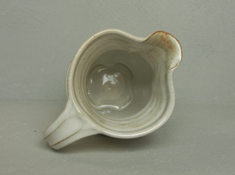 Stoneware pitcher, bluewings - 4