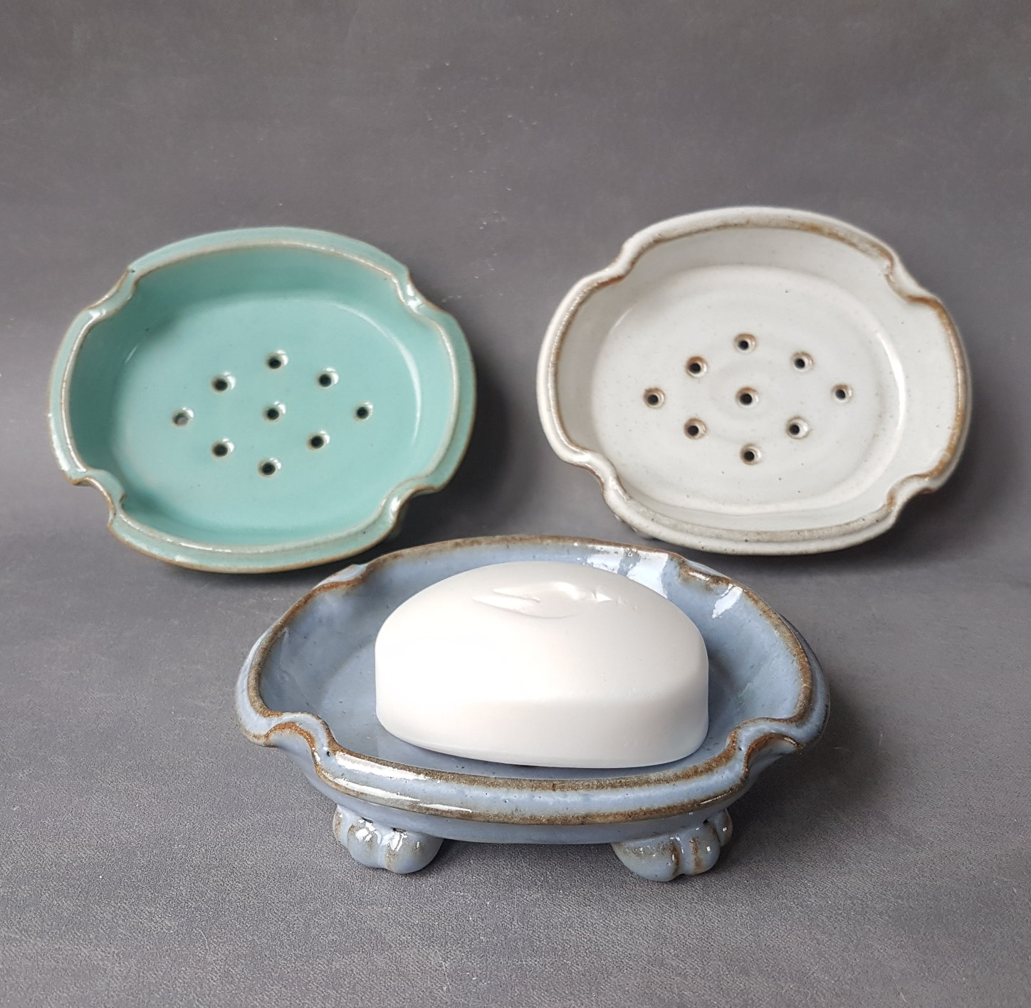 Soapdish oval with paws - 9