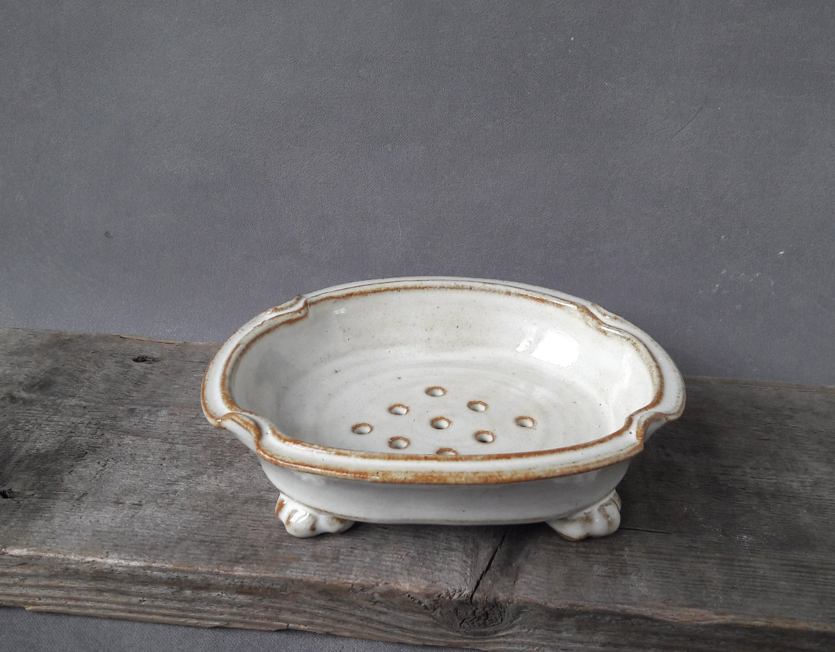 Soapdish oval with paws - 4
