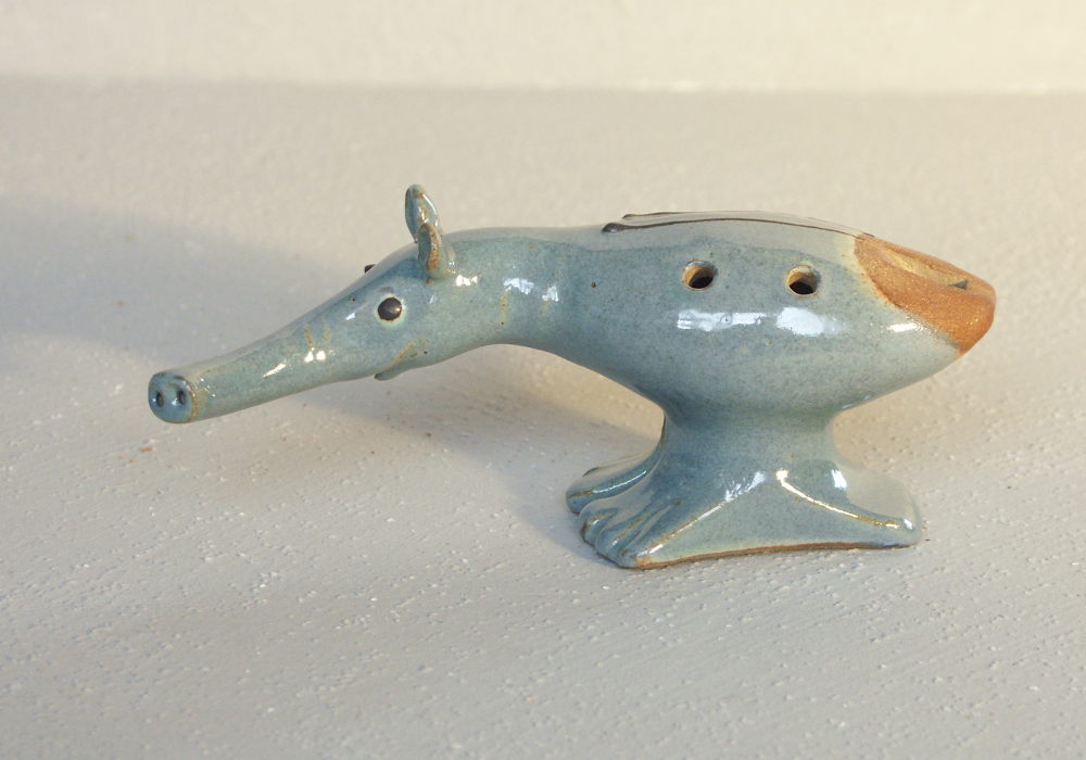clay whistle anteater - 2