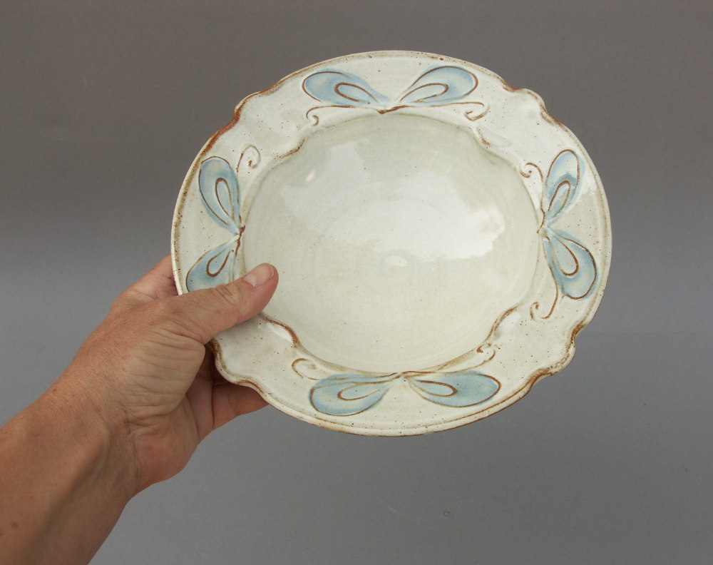 Breakfast bowl blue/white wings