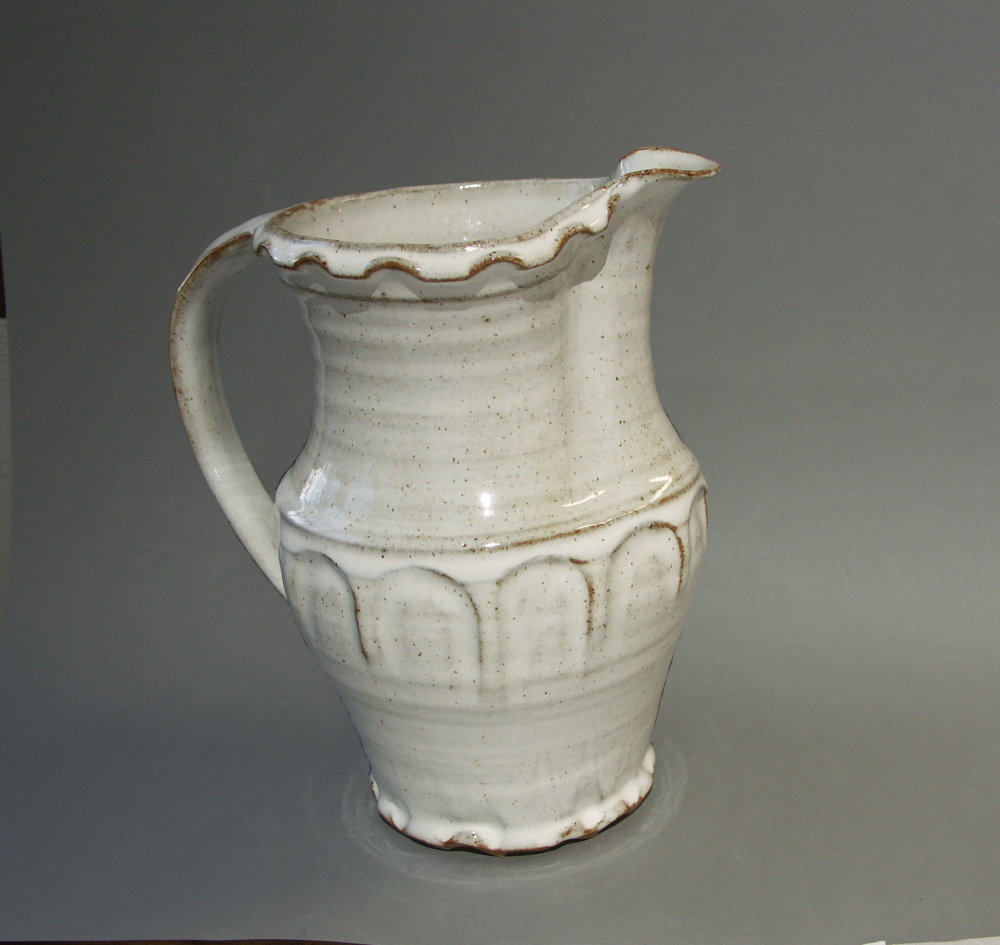 big white pitcher