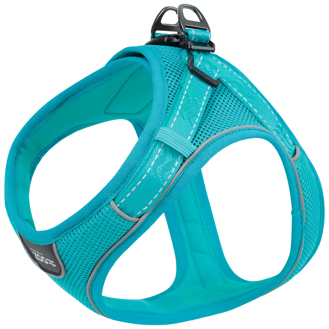 Selected by ZOO Harness Rufus Soft adjustable, Turquoise - Various sizes