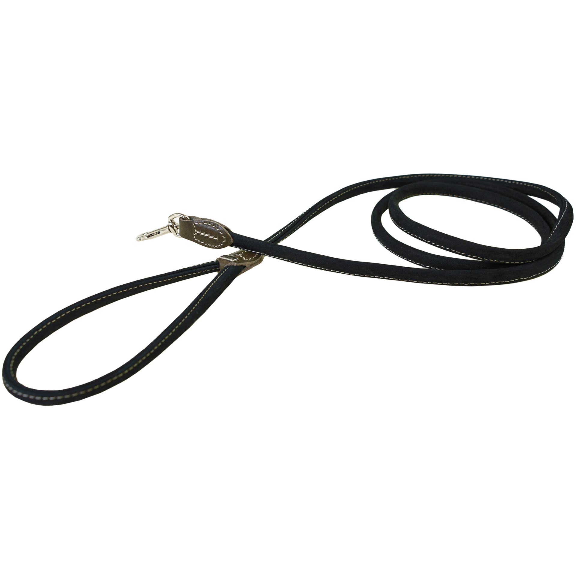 HUNTER Round & Soft Hunting koppel 180cm svart