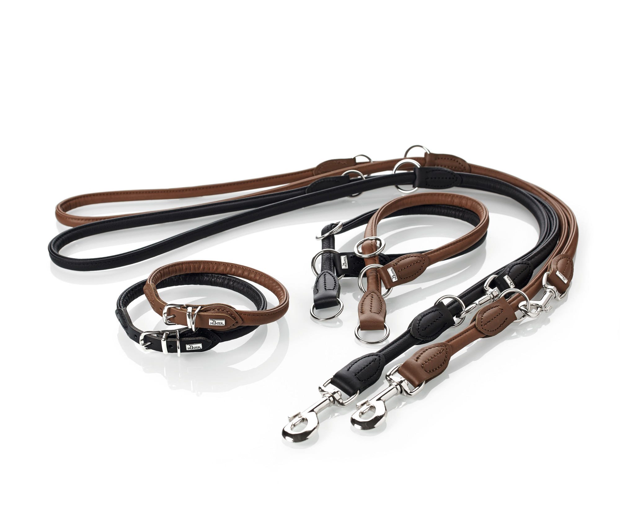 HUNTER Round & soft Halvstryp svart - 3