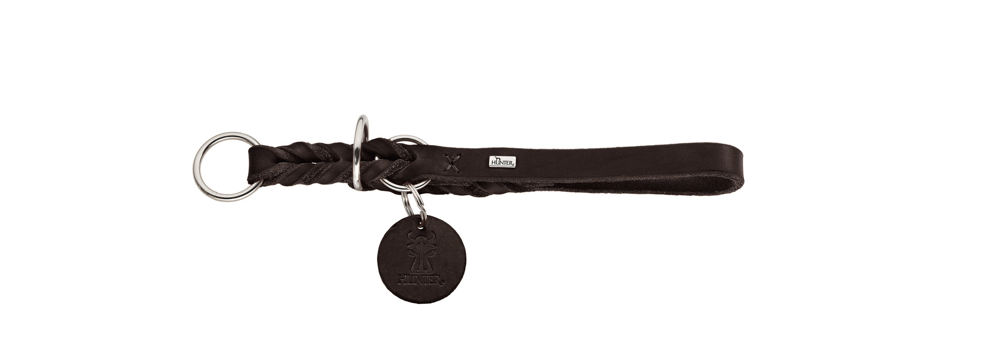 HUNTER Solid Education halsband halvstryp mörkbrun - 6