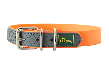 HUNTER Convenience halsband neonorange
