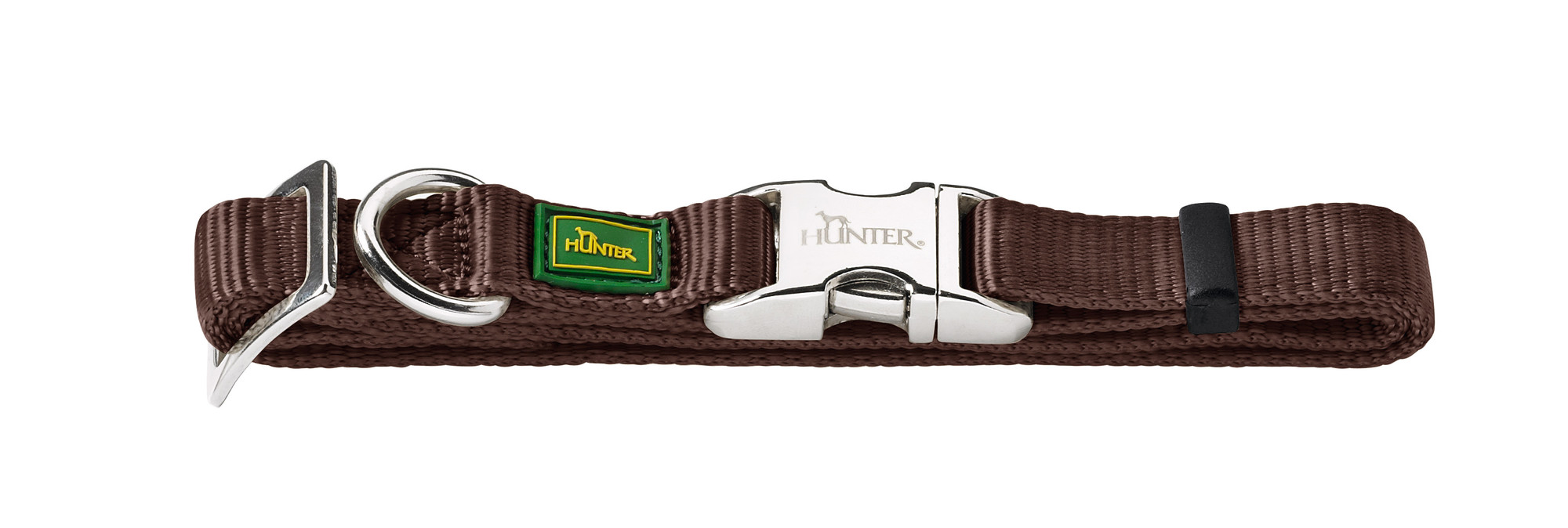HUNTER Vario Basic Alu-Strong halsband brun
