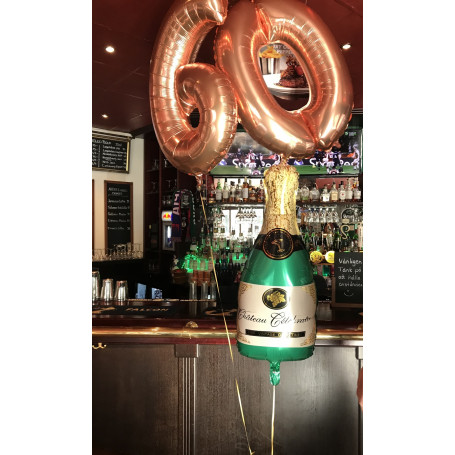 BALLONG I FORM AV EN STOR CHAMPAGNEFLASKA - 2