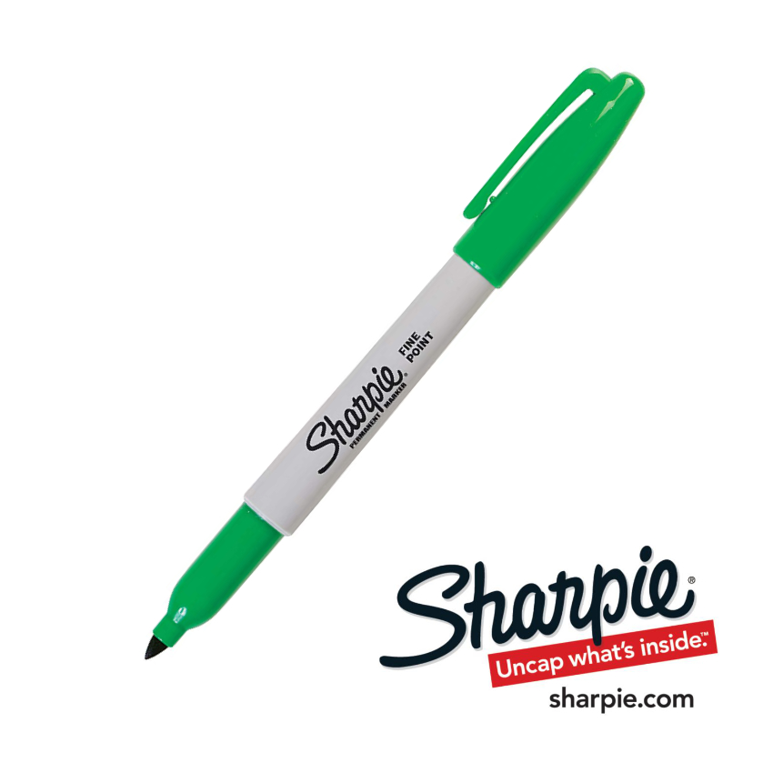 Sharpie Fine Point Grön