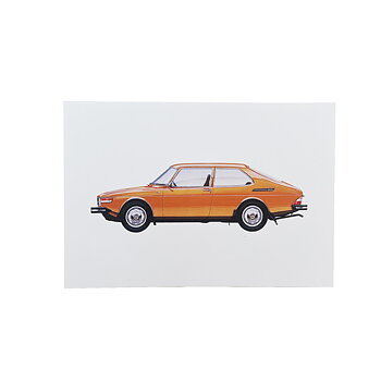 Postcard Saab 99