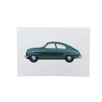 Postcard Saab 92