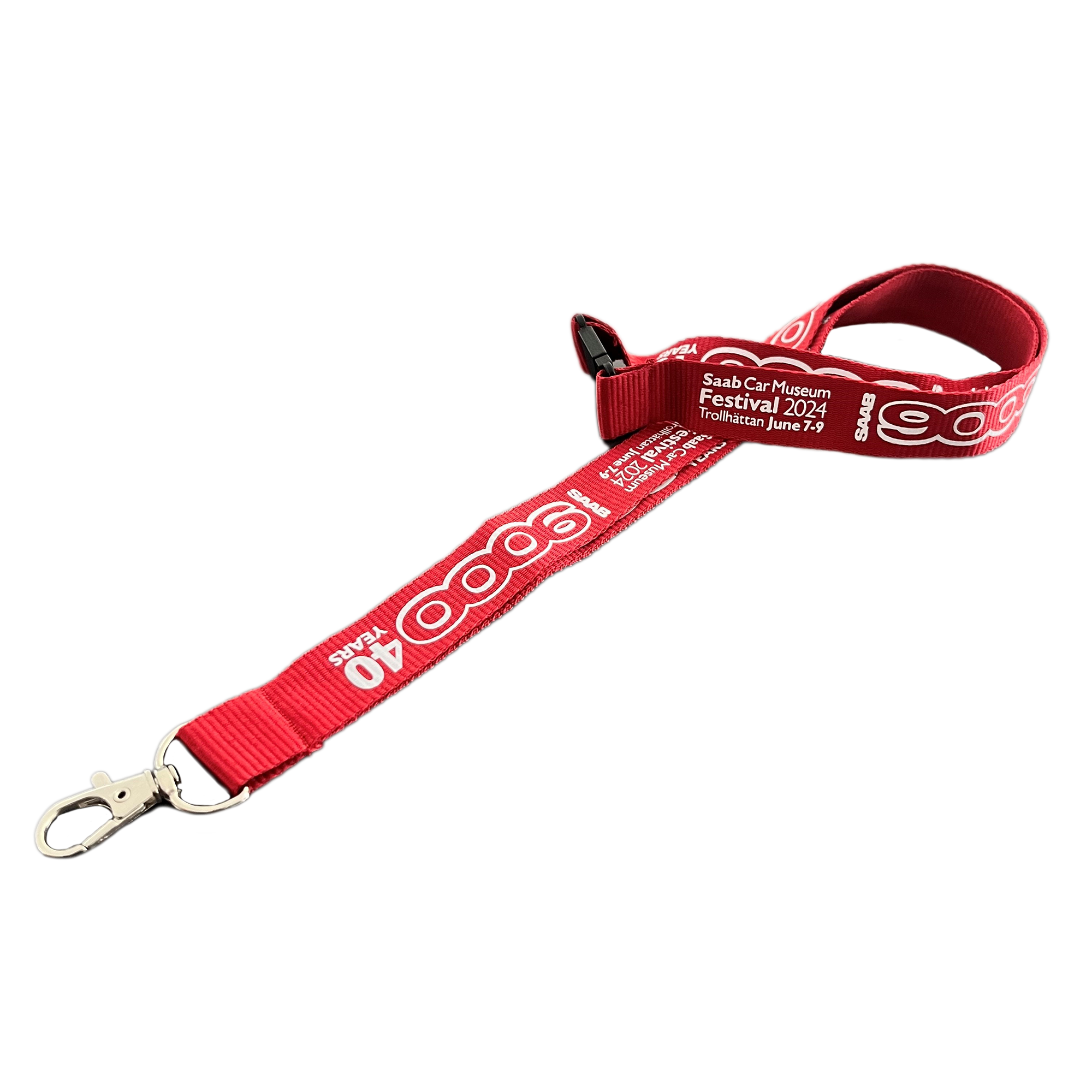 40 years of Saab 9000 lanyard
