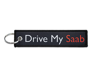 Drive My Saab Keychain