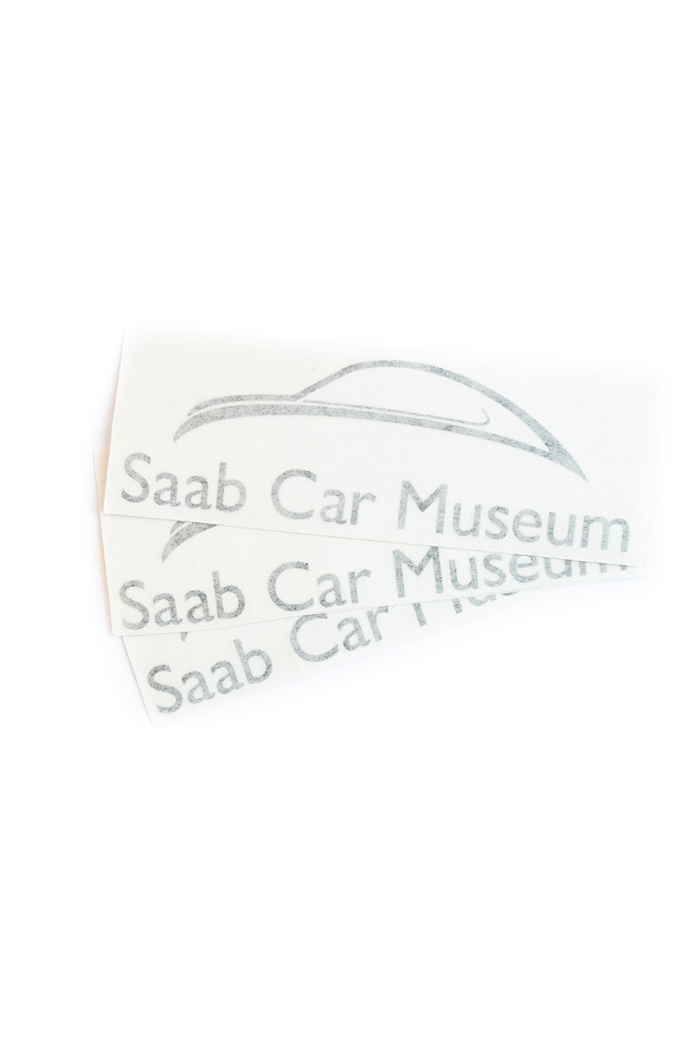 Saab Car Museum Logo dekal SVART - 2