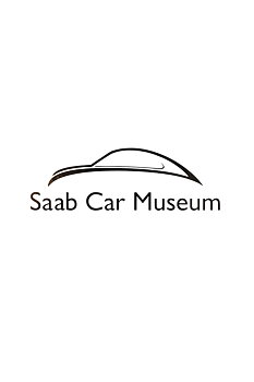 Saab Car Museum Logo dekal SVART