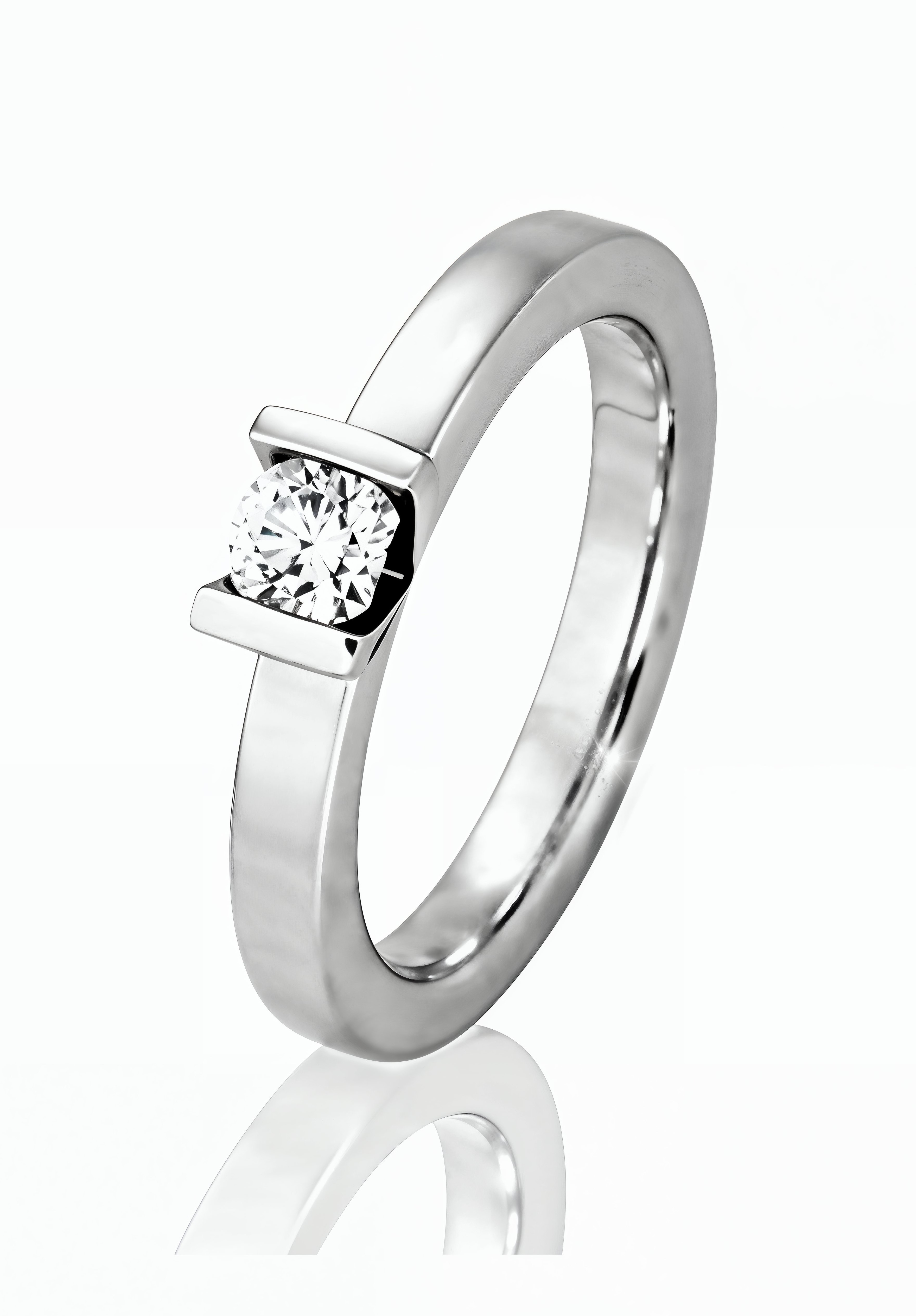 Solitaire ring 021 R&V