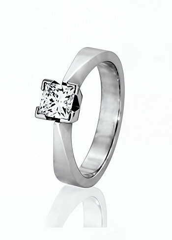 Solitaire ring 012 R&V