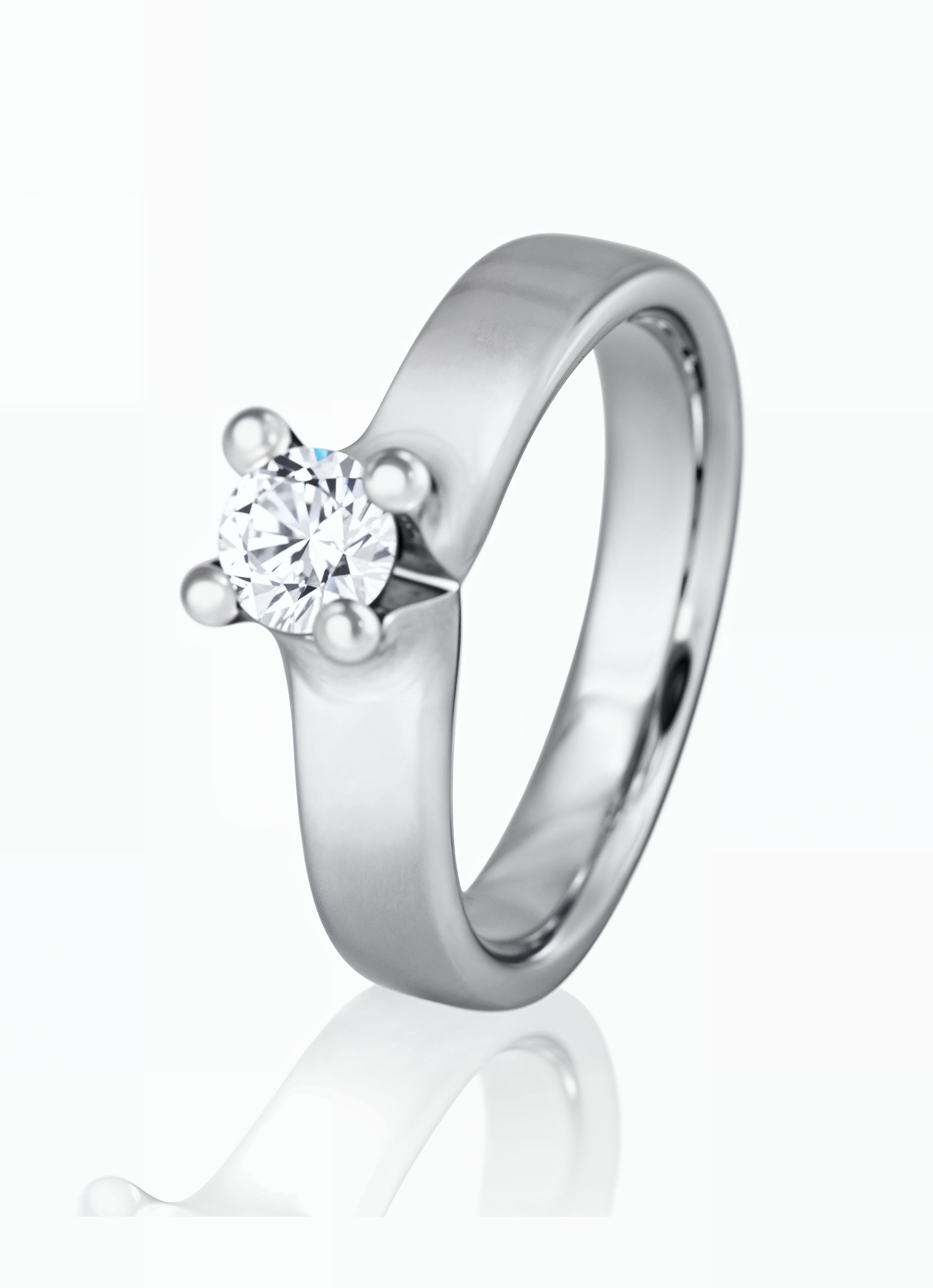 Solitaire ring 017 R&V