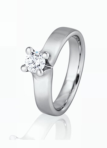 Solitaire ring 017 R&V
