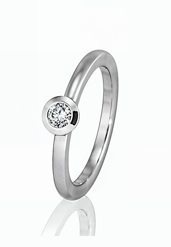 Solitaire ring 006 R&V