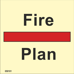 IMO A.654(16) Fire Control-skylt "Fire Plan" - IMPA 33.6001