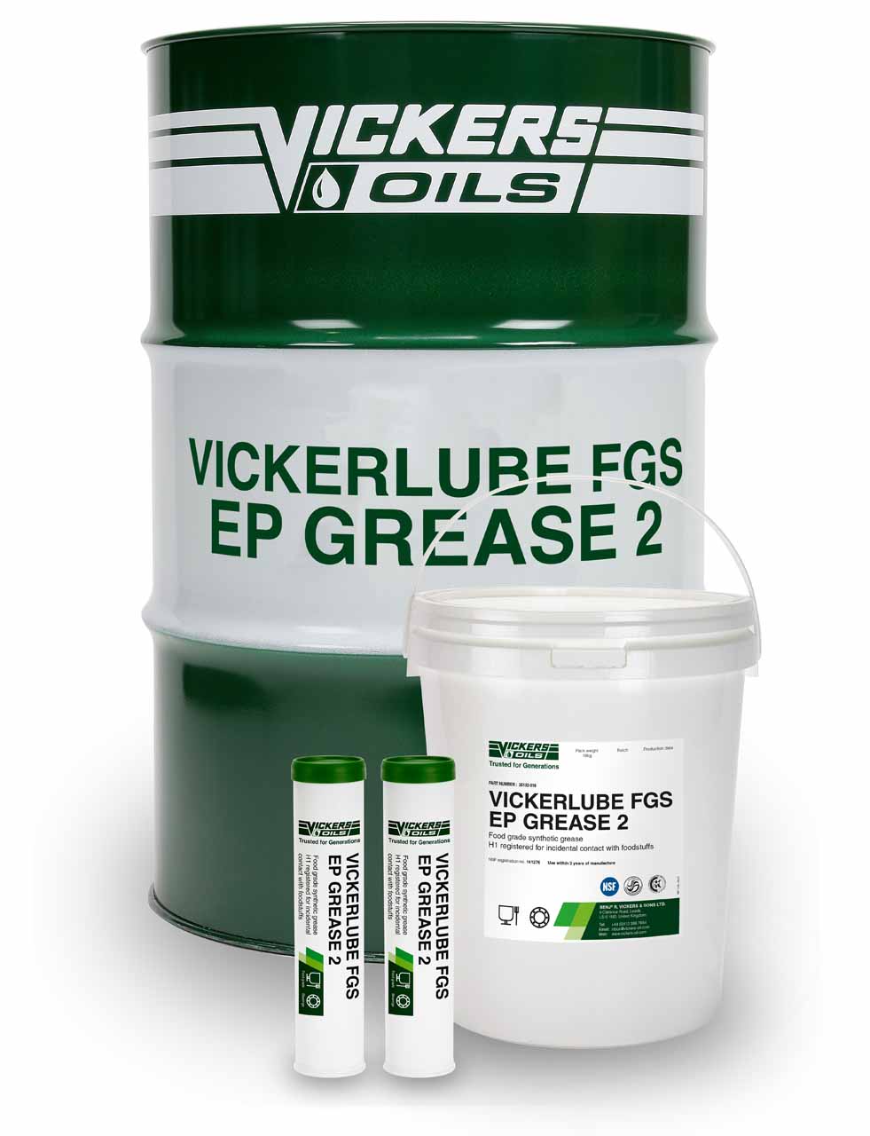 Vickers Oils VICKERLUBE FGS EP GREASE 2